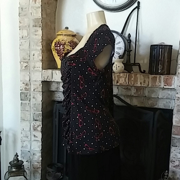 Retro Chic By Torrid Casual Gothic Style Blouse - Picture 3 of 8